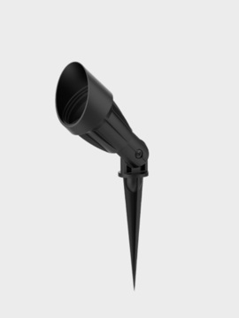 Aqualux Garden Spike Light Brass Black